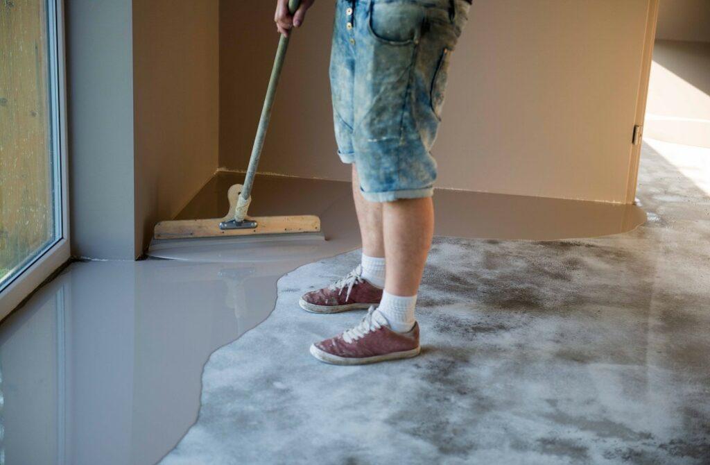 screed, flooring